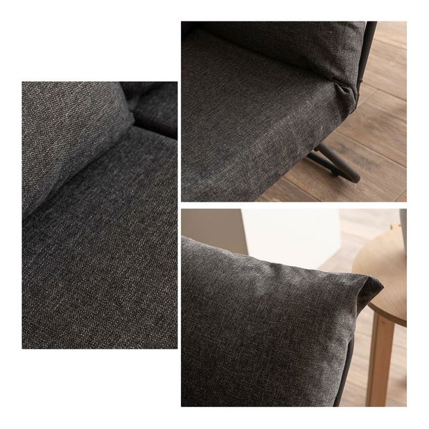 Canapea două locuri Verve 2 (Gri închis)