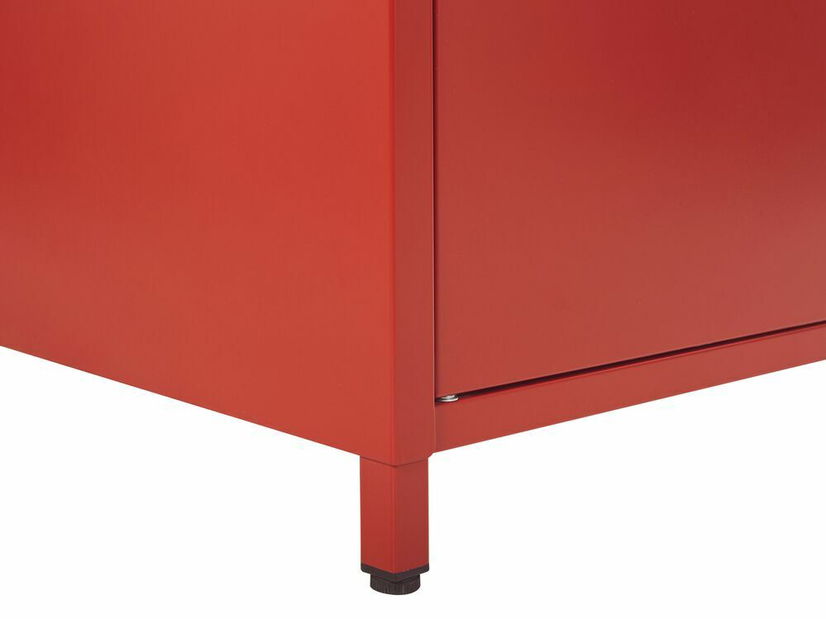 Policová skriňa VAROG (červená)