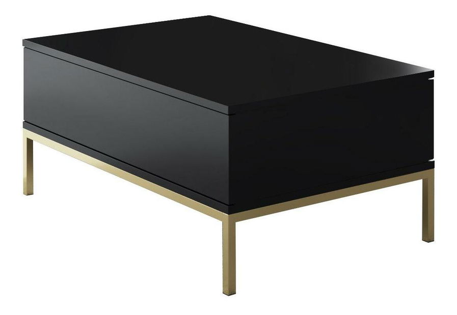 Dohányzóasztal Lurde (fekete + arany)