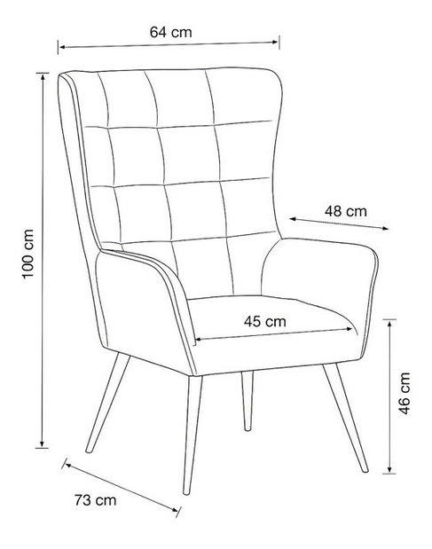 Kreslo Akio (zelená)