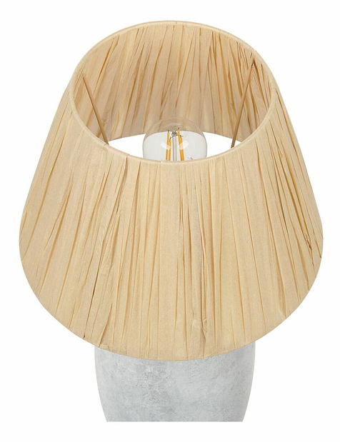 Stolná lampa Matza (sivá)