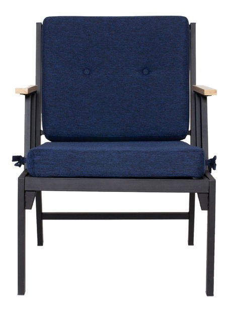 Canapea de grădină, 1 loc Algol (albastru închis)