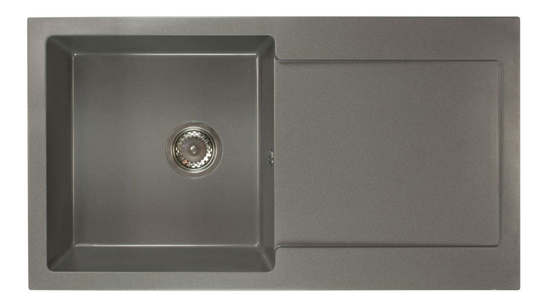 Kuhinjski sudoper Adaxa (siva) (bez otvora za bateriju) (D)