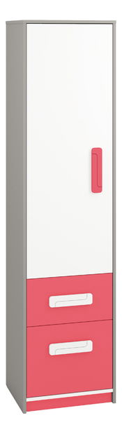 Policová skriňa IQ 05 (malinová)