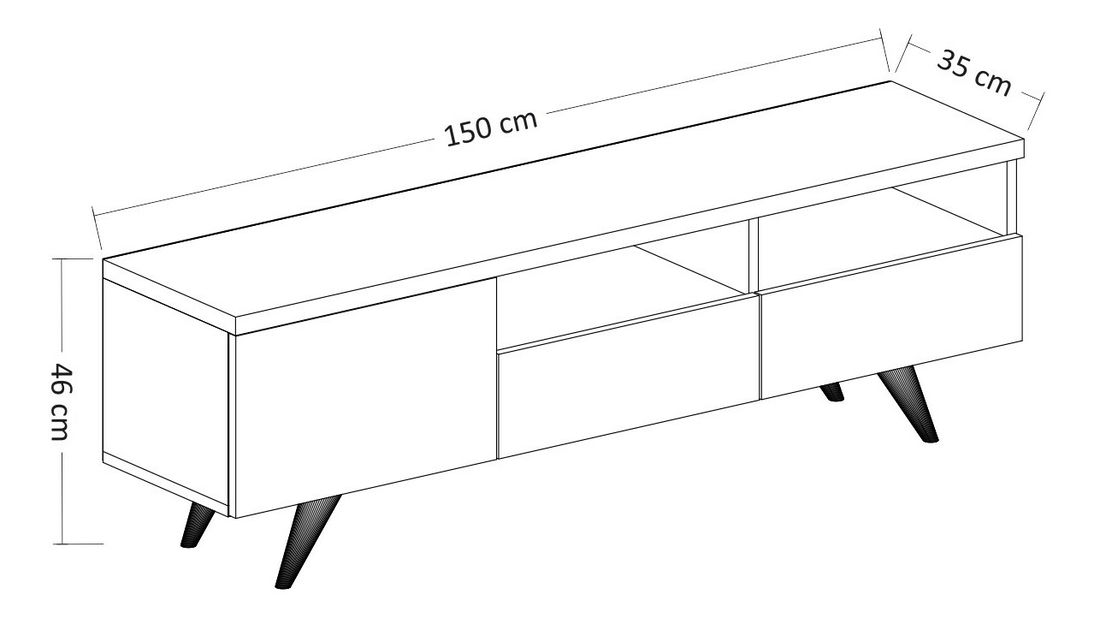 TV stolić/ormarić Bruk