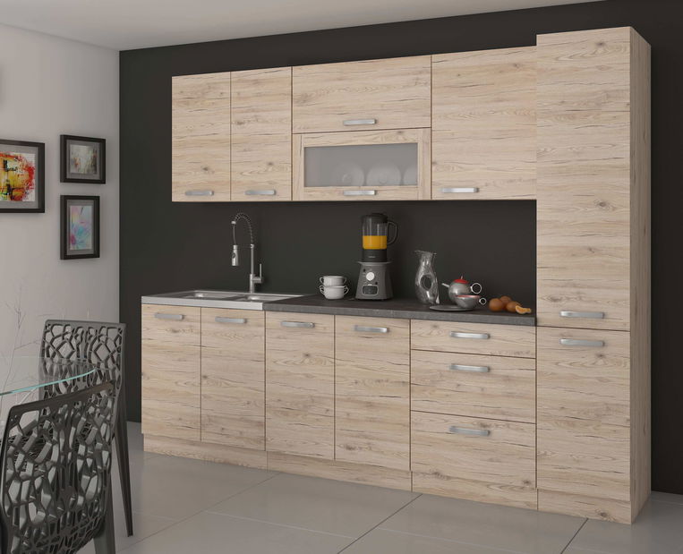 Beépített mosogatógép ajtó Bergenia ZM 713 x 446 (bordeaux tölgy)