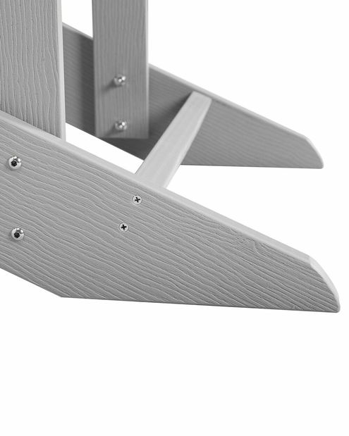 Vrtna stolica sa osloncem za noge Adack (svijetlosiva)