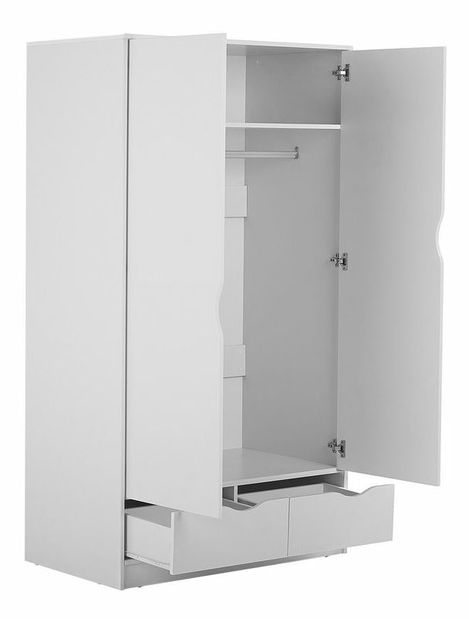 Ruhásszekrény Betsay (fehér)