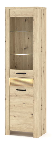 Vitrină Mindi (Stejar artisan)