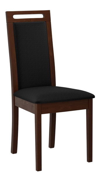 Scaun bucătărie Hellen VI (nuc + gri albastru)