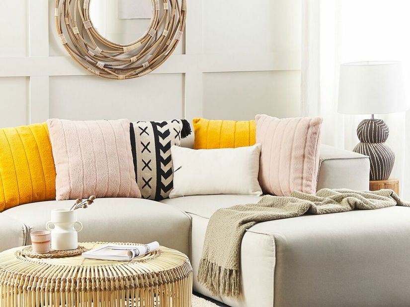 Set 2 ukrasna jastuka 45 x 45 cm Pumlla (ružičasta)