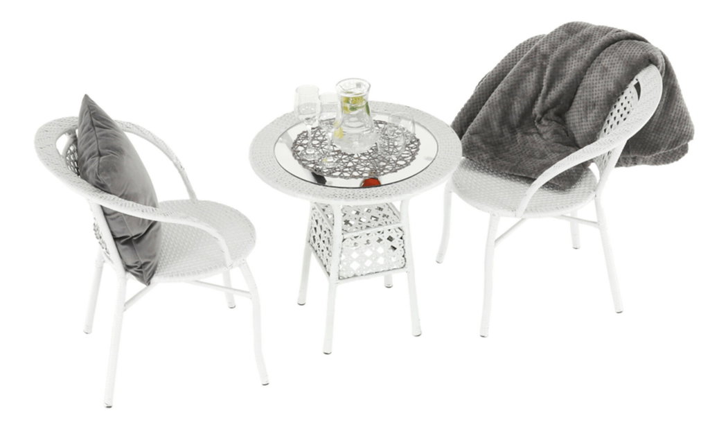 Kerti rattan szett 1+2 Jenna