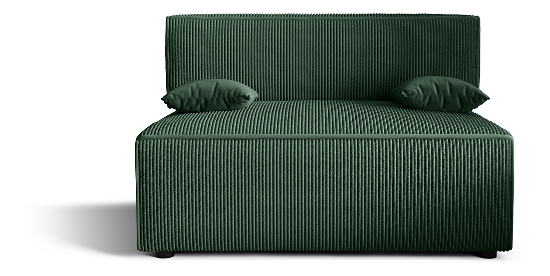 Kétszemélyes kanapé Mirage (sötétzöld)