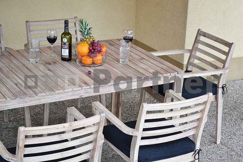 Záhradný nábytok Chesterfield II. 1+6 (Akácia)