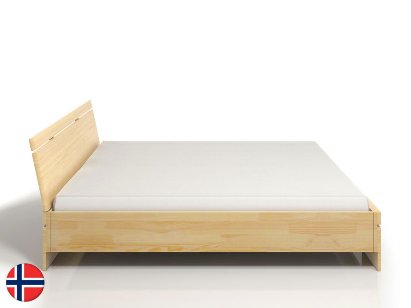 Manželská posteľ 200 cm Naturlig Bavergen Maxi ST (borovica) (s roštom a úl. priestorom)