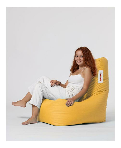 Fotoliu puf Dust (Galben)