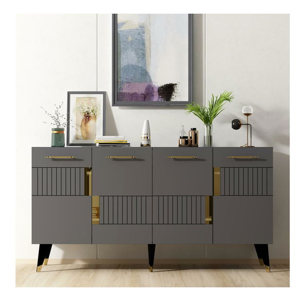 Dulap Lotoka 1 (antracit + auriu) 