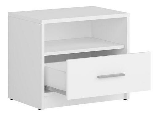 Noćni stolić Nepo Plus 3 (bijela) 