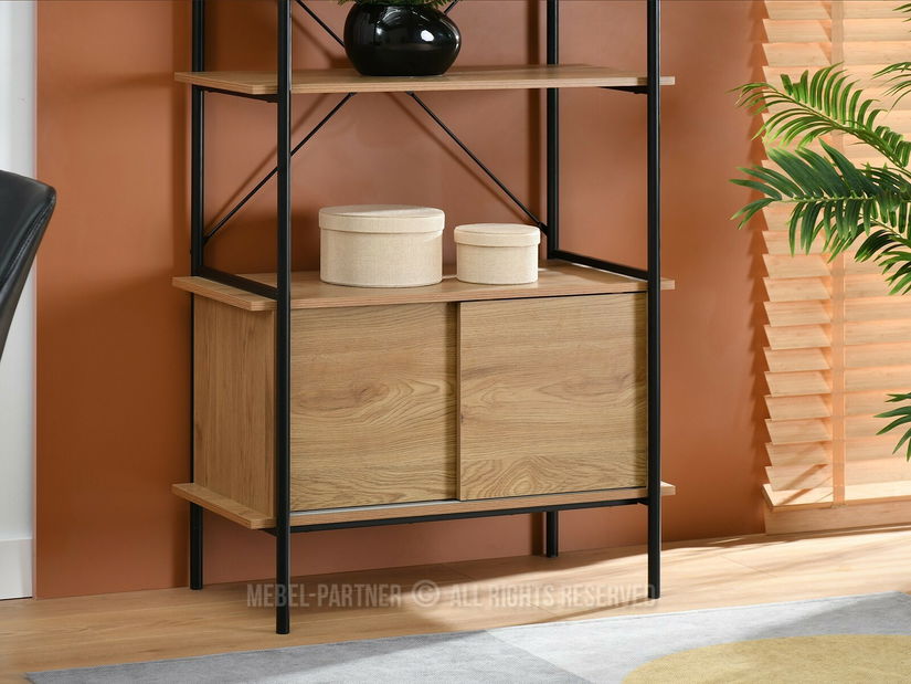 Raft Almasa A3 (stejar + negru)