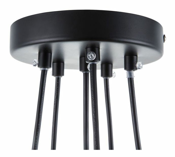 Závesná lampa Cambe (čierna)