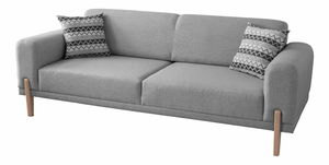 Rozkladacia pohovka Mochi (sivá)