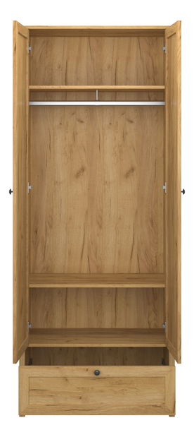 Dulap de haine Keira (Stejar craft auriu)