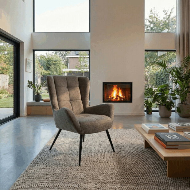 Kreslo Hello (sivá)