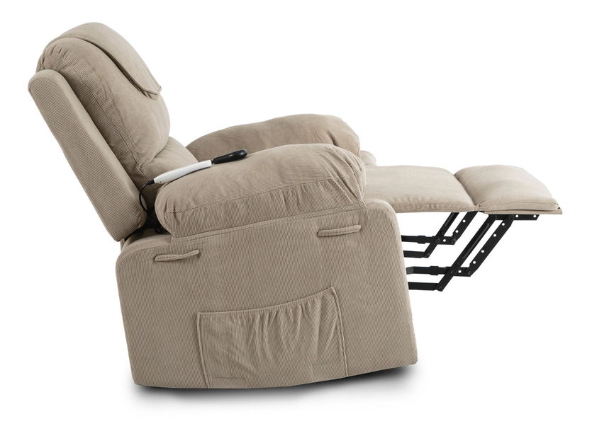 Masážne kreslo Fanex (béžový menčester) 