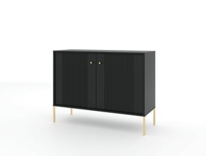 Dulap Isae 2D (negru + auriu)
