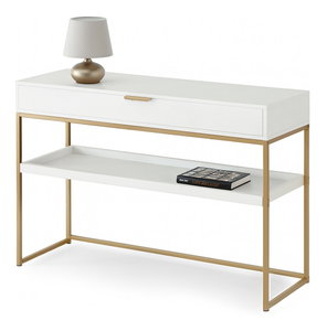 Konzolový stolík Nicamente (zlatá)