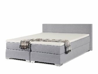 Franciaágy Boxspring 180 cm PREMIER (matracokkal) (világosszürke)