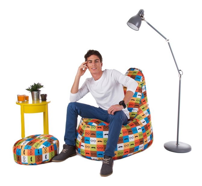 Sedací vak Ginny XXXL (podnožka ZADARMO) (TD 572)