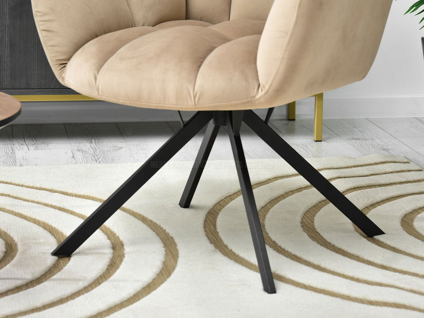 Kreslo Kikino X (béžová + čierna)