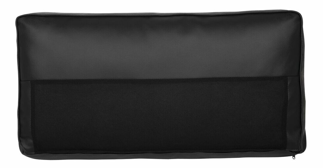 Kožená pohovka trojsedačka Skive (čierna)