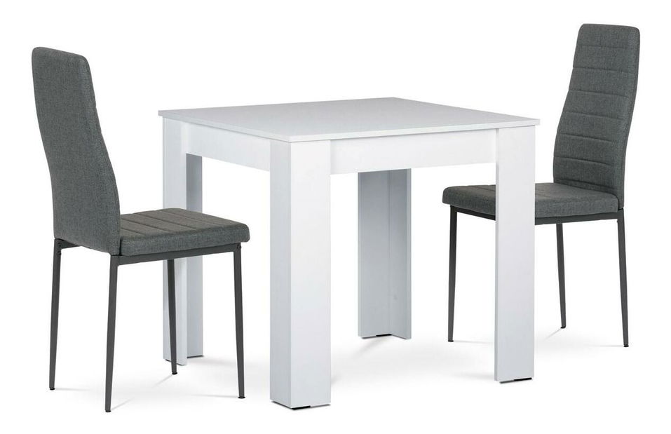 Étkező szett Baterias (fehér + szürke) (2 fő részére)