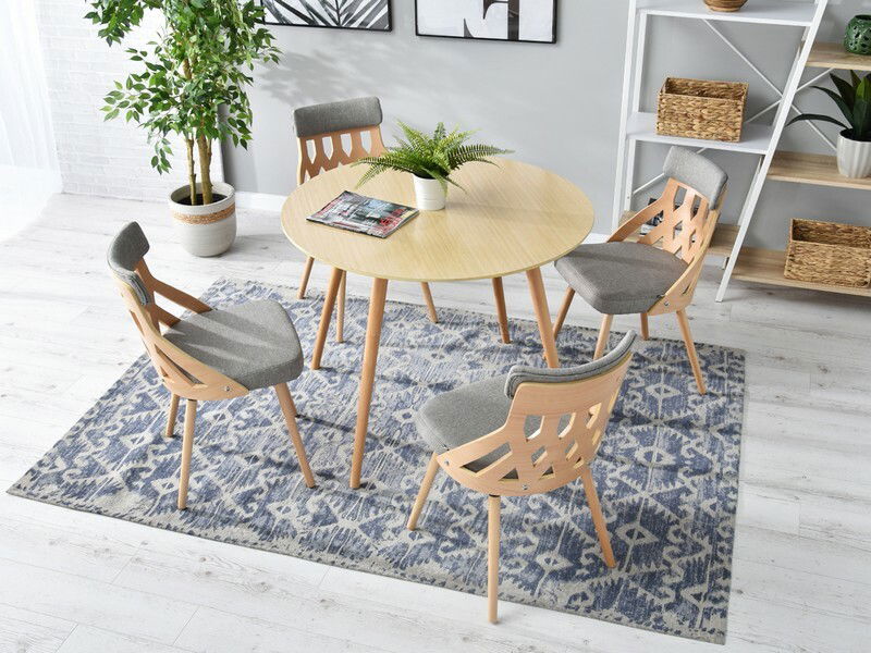 Stolička Crab (bukovo sivá + buk)