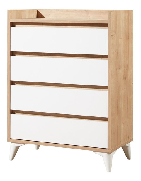 Komoda Tuvantille 40 (safirni hrast + bijela)