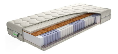 Taštičkový matrac Stefanie Bio 200x200 cm (T4)