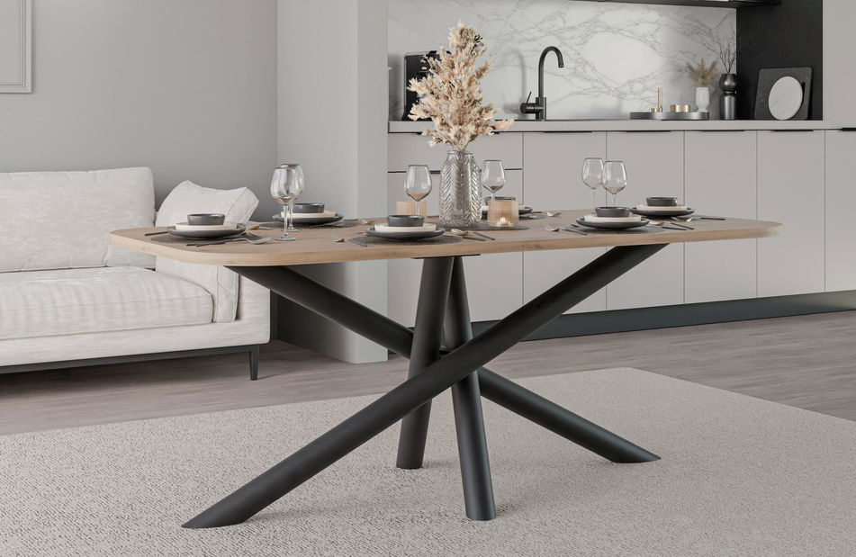 Jedálenský stôl Ossla (dub artisan)