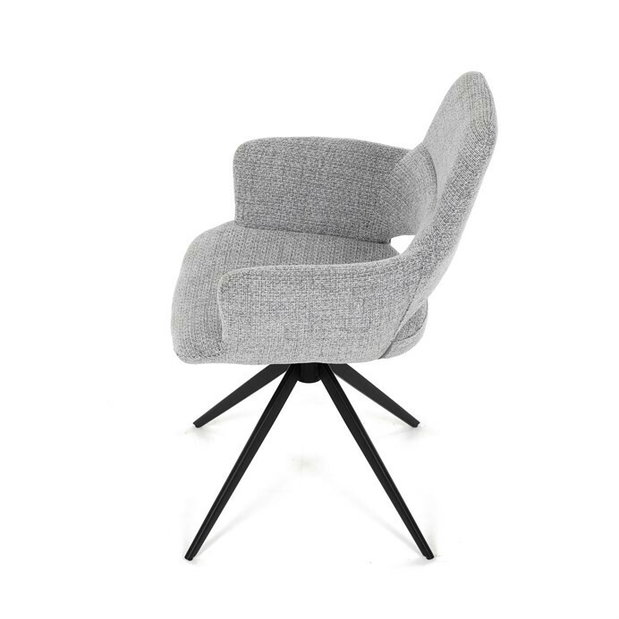 Jedálenská stolička Diamantal (sivá)