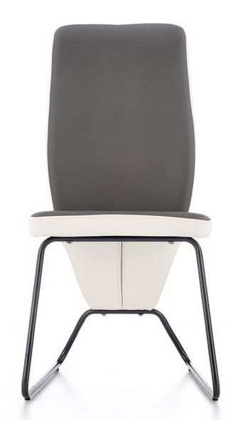 Blagovaonska stolica Kulla (bijela + siva)