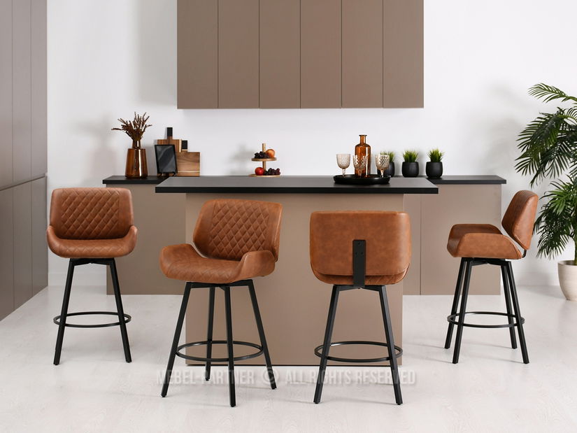 Scaun Pia (maro + negru)