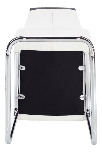 Scaun de sufragerie Santa new (gri închis + alb)