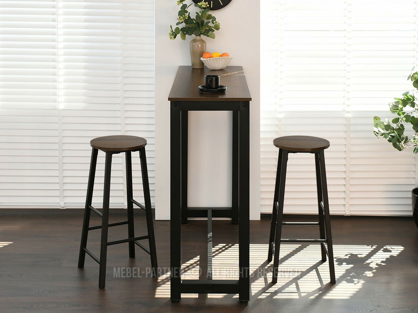 Set mobilier bar Reporte (negru)