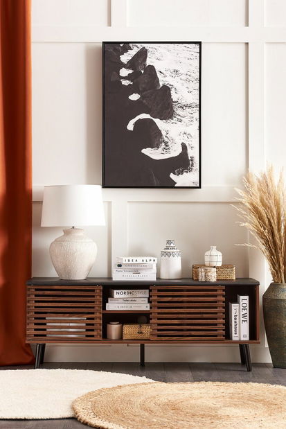 Koberec 140 cm Damte (biela)