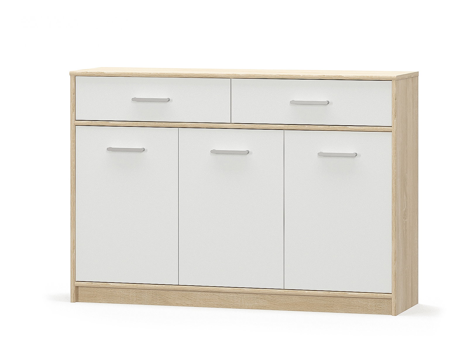 Komód Terrell (sonoma tölgy + fehér)