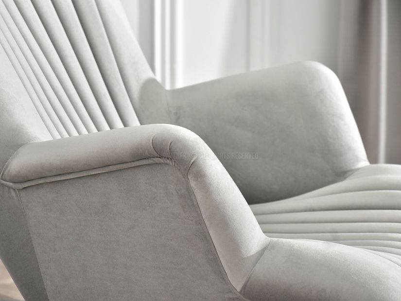 Fotoliu relax Nuttshell (gri + negru)