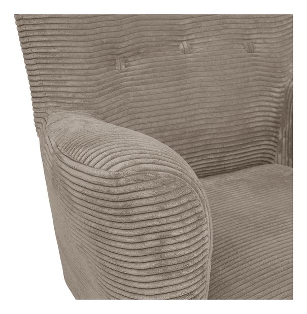 Fotoliu urechi Pasos (maro deschis)