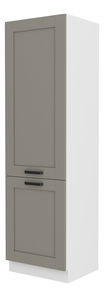 Potravinová kuchynská skriňa Lucid 60 DK 210 2F (claygrey + biela)