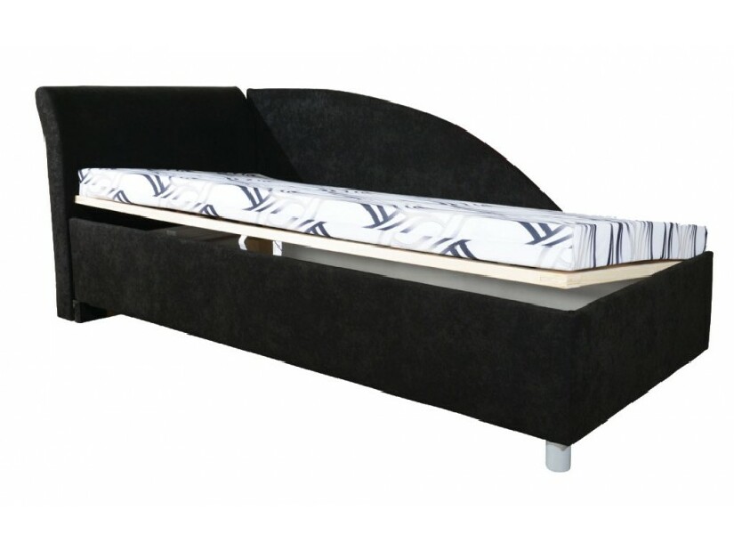 Jednolôžková posteľ (váľanda) 90 cm Pearline Plus (so 7-zónovým matracom štandard) (L)